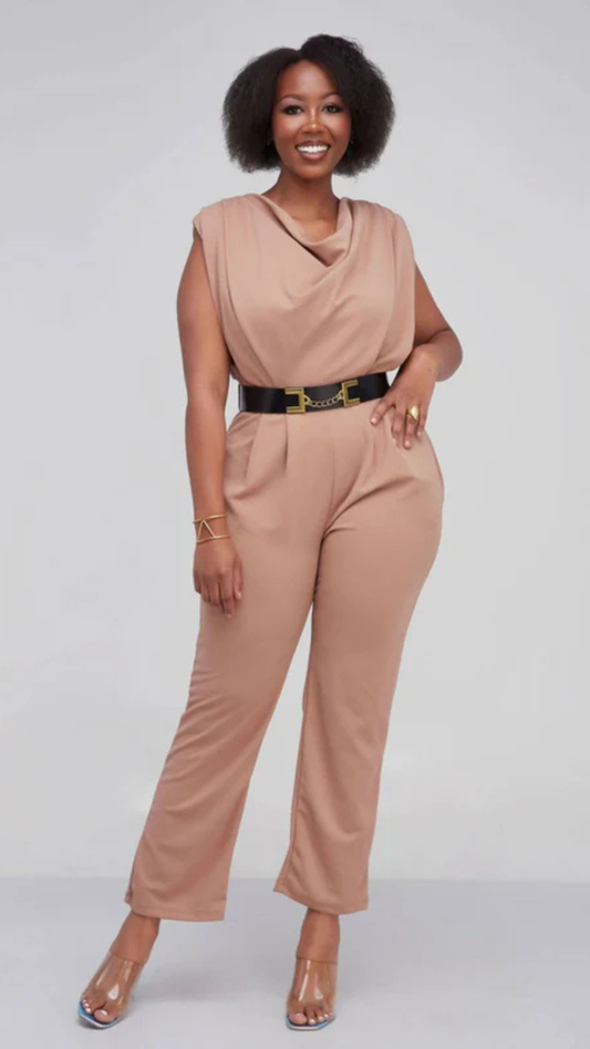 The Fashion Frenzy Inaya Jumpsuit - Khaki