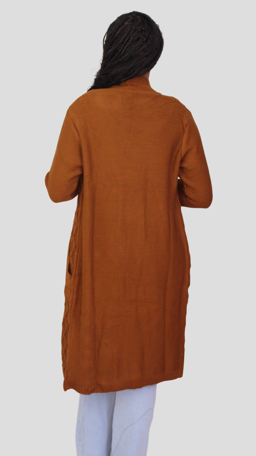 The Fashion Frenzy Waterfall Cardigan - Brown