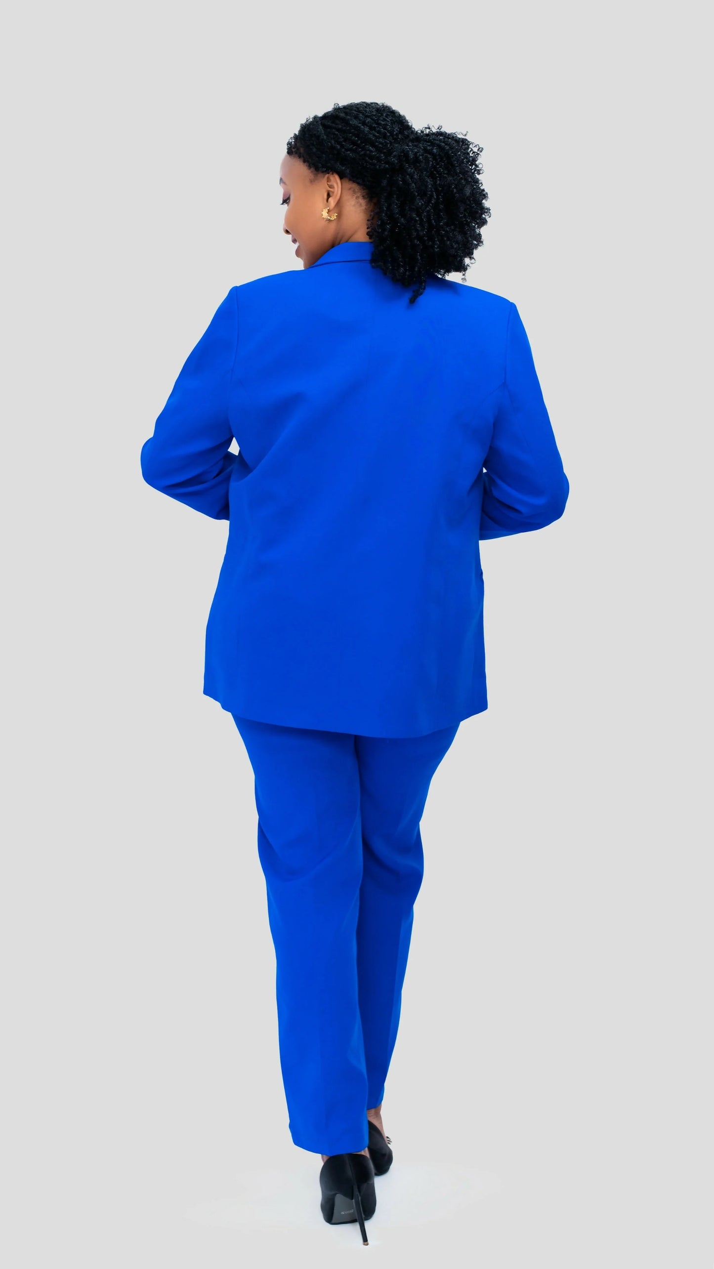 The Fashion Frenzy Pant Suit - Royal Blue