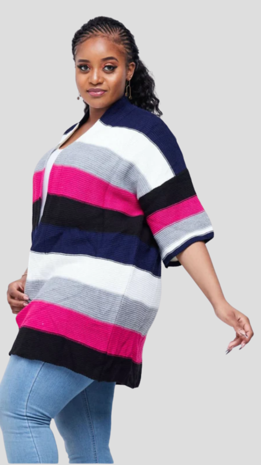 The Fashion Frenzy Waterfall Cardigan - Multicolored