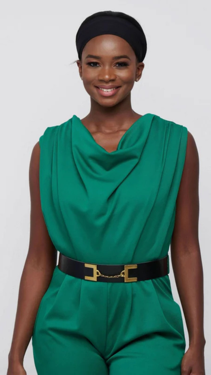 The Fashion Frenzy Inaya Jumpsuit - Green