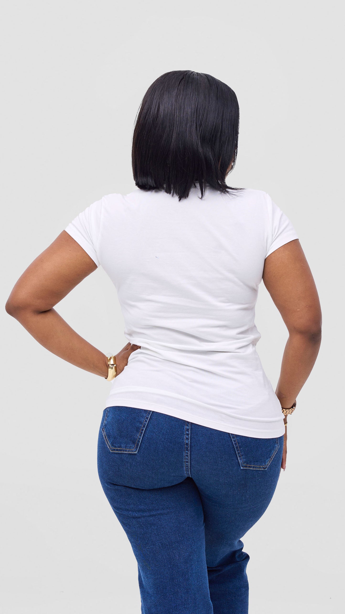 The Fashion Frenzy V-neck Short Sleeved Top - White