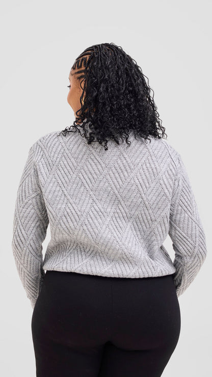The Fashion Frenzy Button Cardigan Sweater - Grey