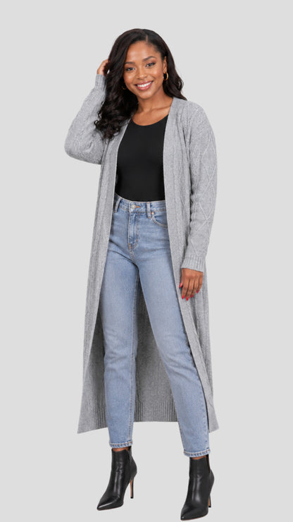 The Fashion Frenzy Maxi Waterfall - Grey