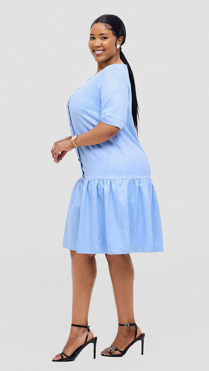 Blue Shift Dress