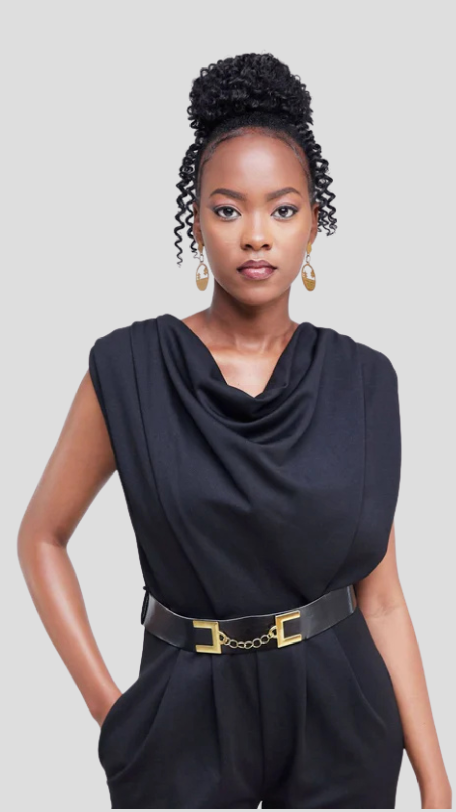 The Fashion Frenzy Inaya Jumpsuit - Black