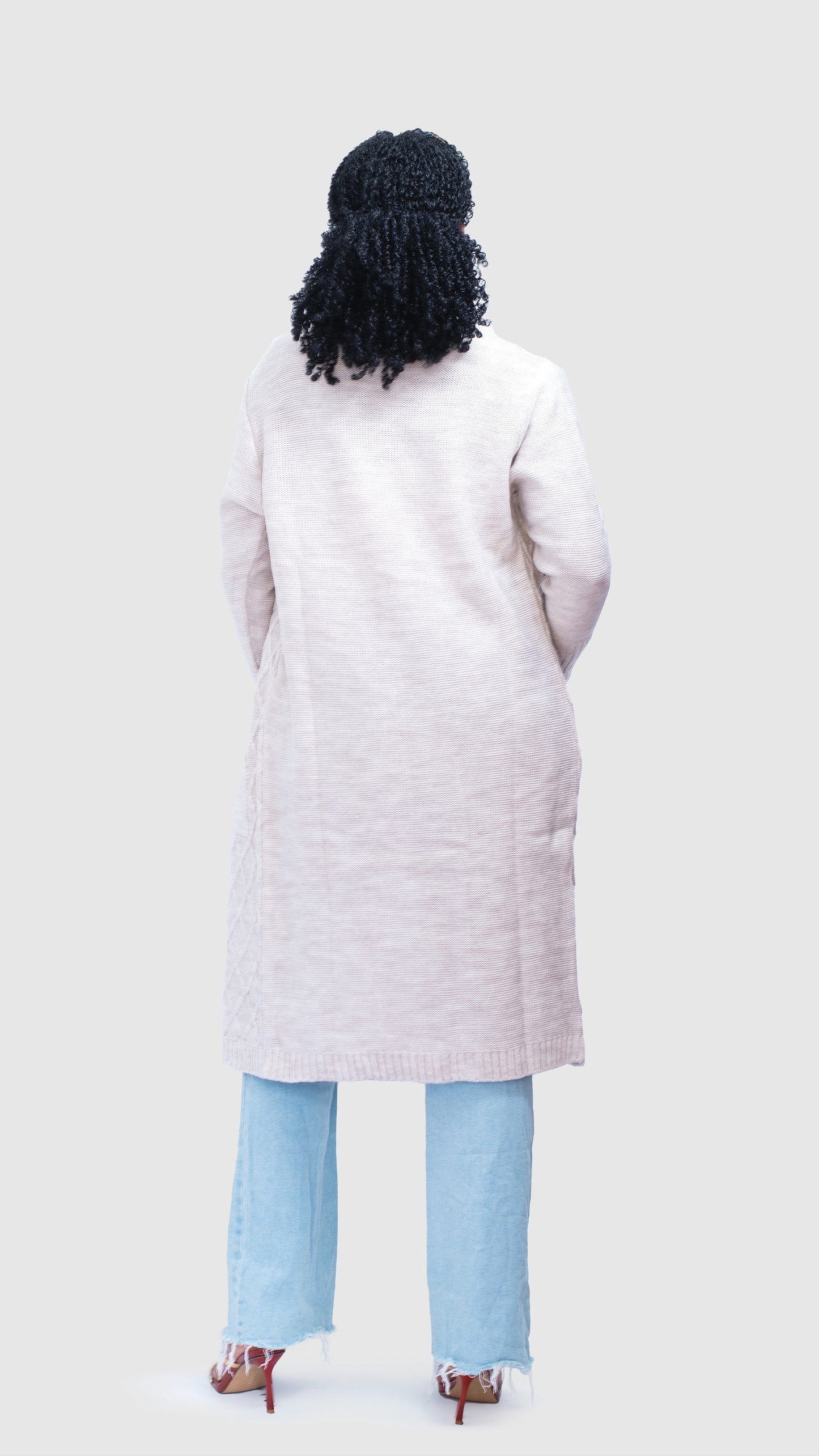 The Fashion Frenzy Waterfall Cardigan - Champagne