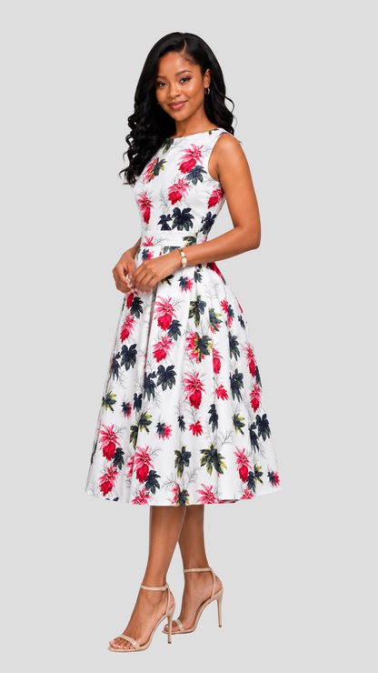 The Fashion Frenzy Aveline Garden Dress - Multi