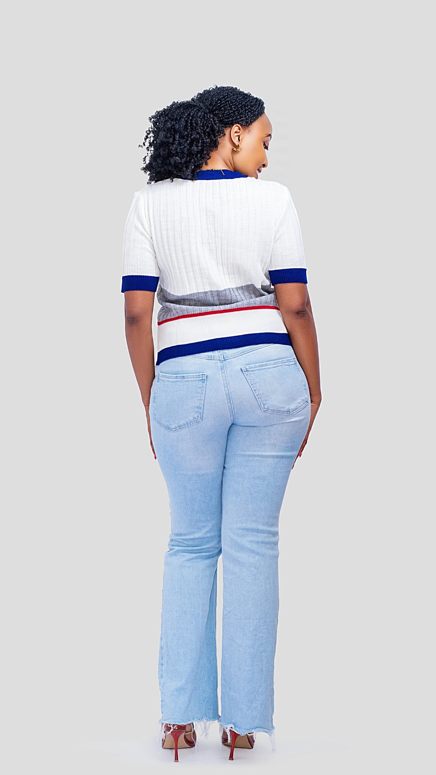 The Fashion Frenzy Sweater Top - White