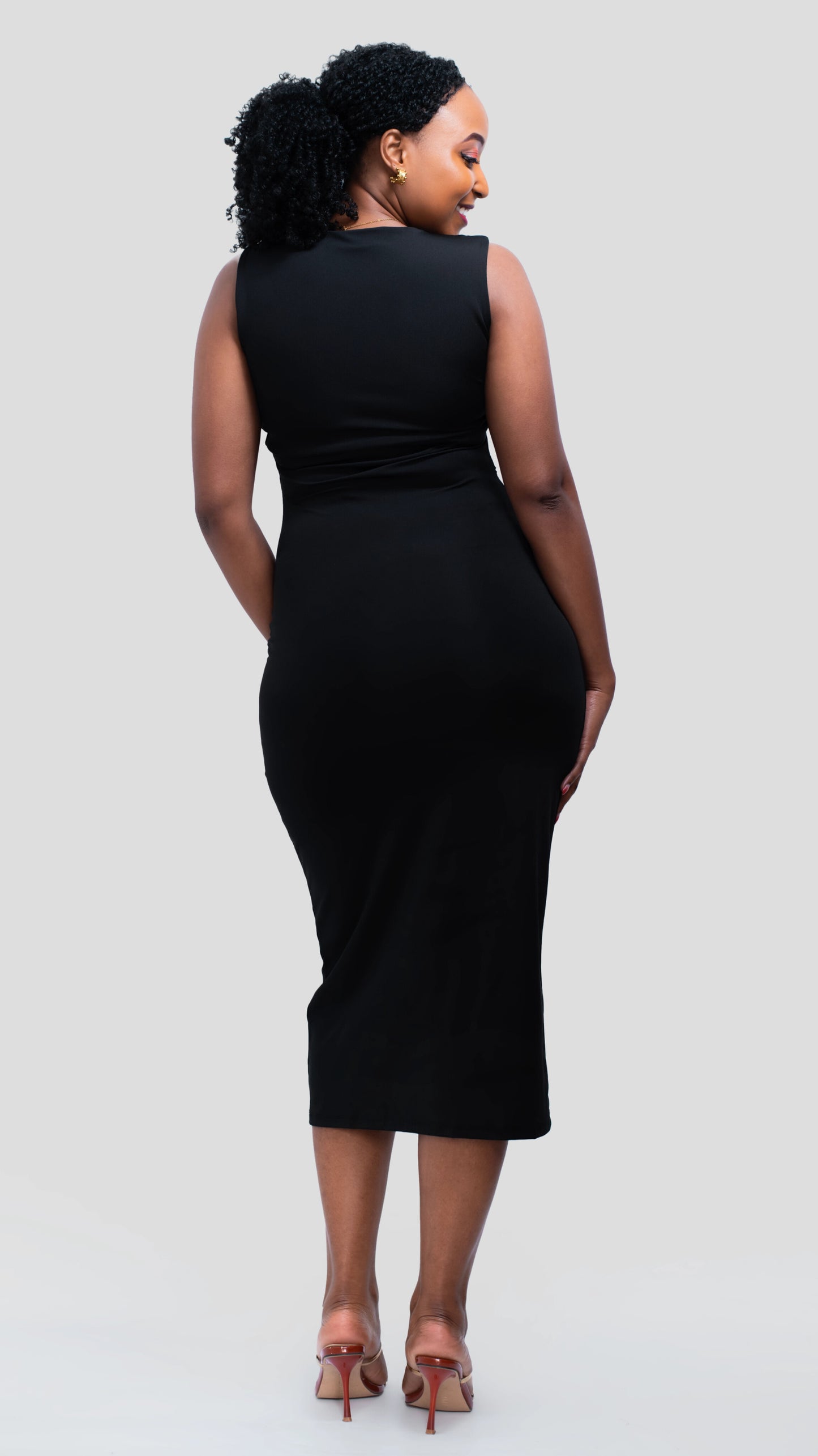 The Fashion Frenzy Luxe Bodycon - Black