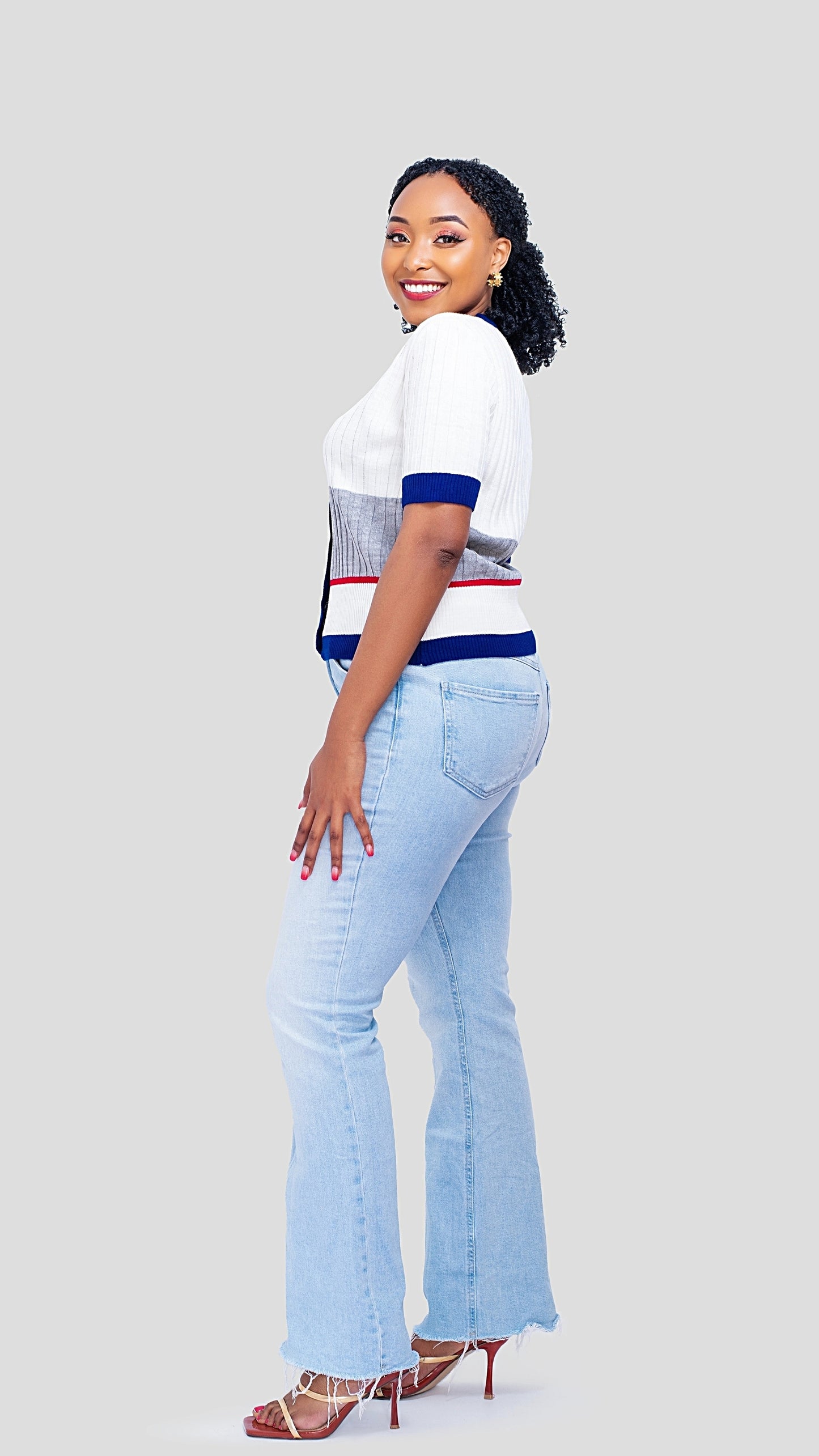 The Fashion Frenzy Sweater Top - White