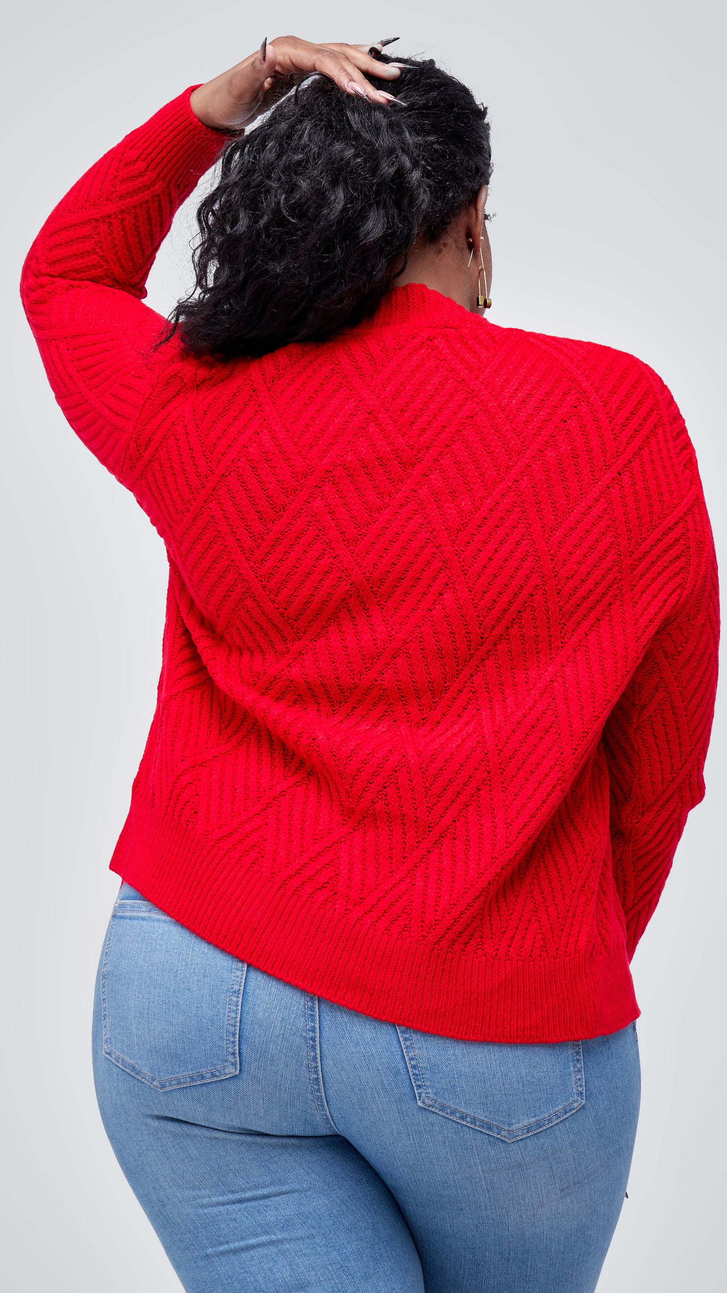 The Fashion Frenzy Button Cardigan Sweater - Red