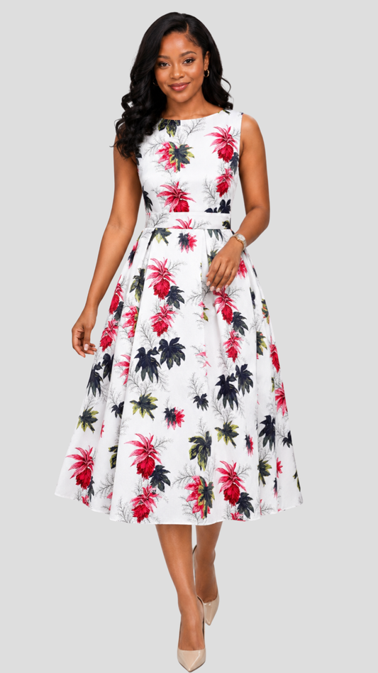 The Fashion Frenzy Aveline Garden Dress - Multi