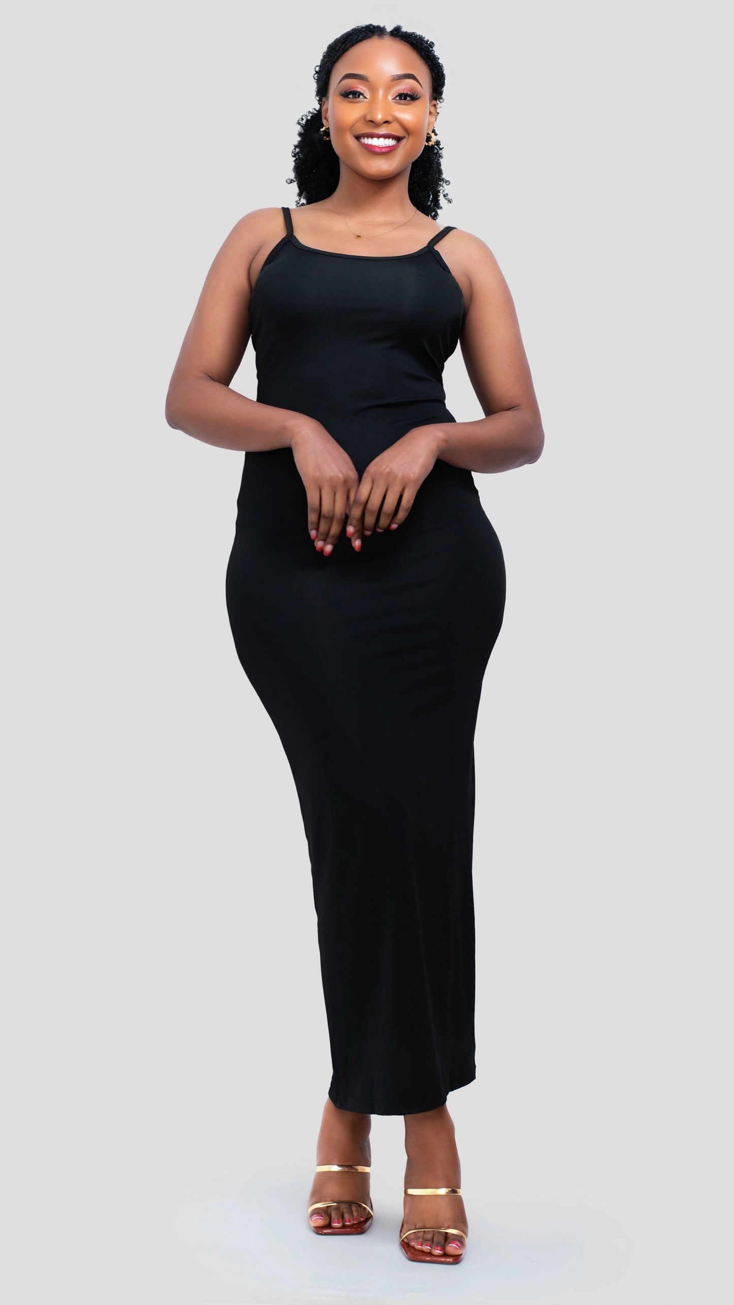 The Fashion Frenzy Luxe Bodycon - Black