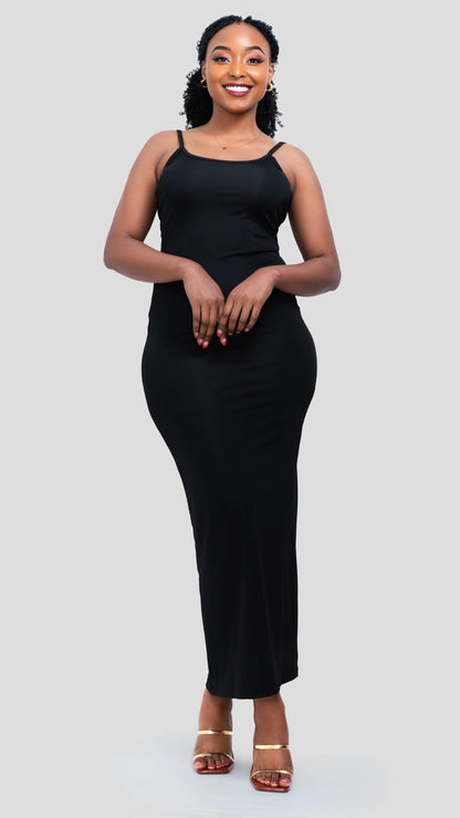 The Fashion Frenzy Luxe Bodycon - Black