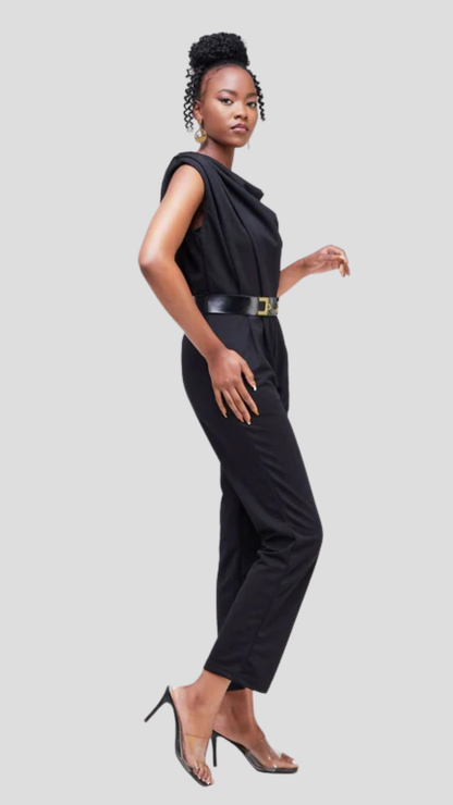 The Fashion Frenzy Inaya Jumpsuit - Black