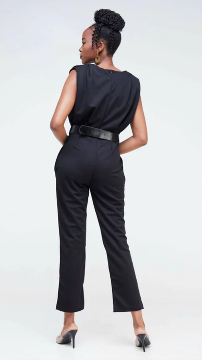 The Fashion Frenzy Inaya Jumpsuit - Black