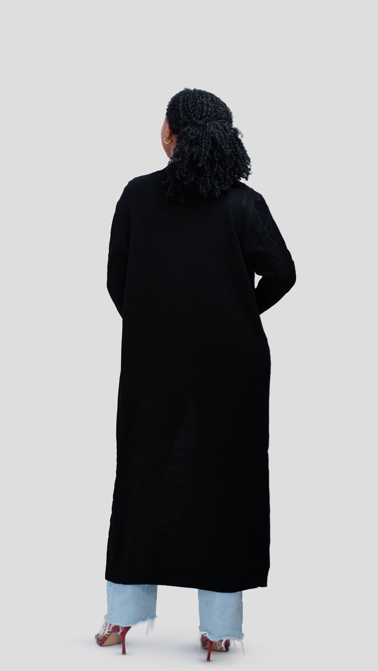 The Fashion Frenzy Maxi Waterfall - Black